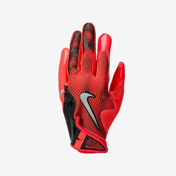 Red Football Gloves & Mitts. Nike.com